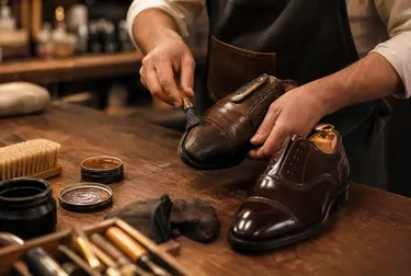 Reforma de sapatos sociais em Suzano